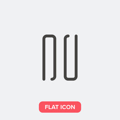 Pause button. Multimedia symbol modern simple vector icon for website design, mobile app, ui. Vector Illustration