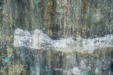 old concrete wall grunge texture background with white streak