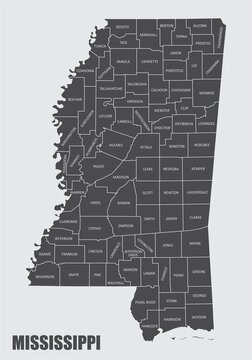 Mississippi County Map