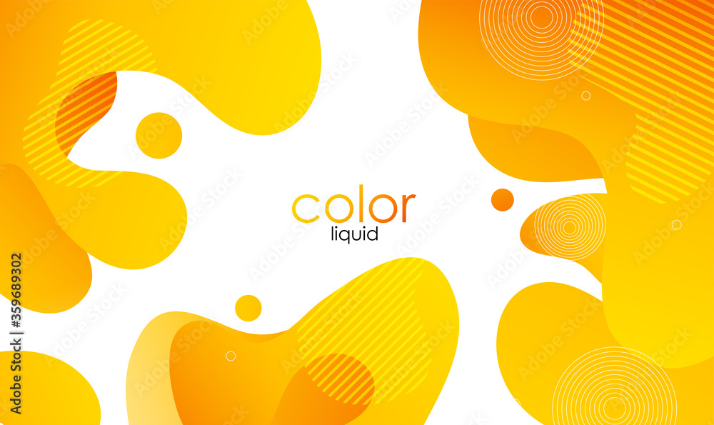 Aufkleber Moving colorful abstract background. Dynamic Effect. Vector Illustration. Design Template.