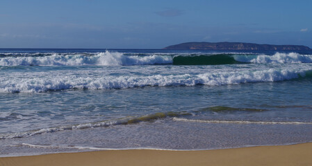 Südatlantikküste Südafrika am Boulders Beach in Simon’s Town