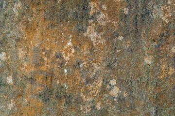 Fototapeta premium stary betonowy mur grunge tekstury tła - ocre kolor plamy