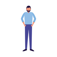 Isolated avatar man vector design