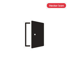 Door vector icon, simple sign for web site and mobile app.