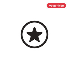 Star vector icon, simple sign for web site and mobile app.