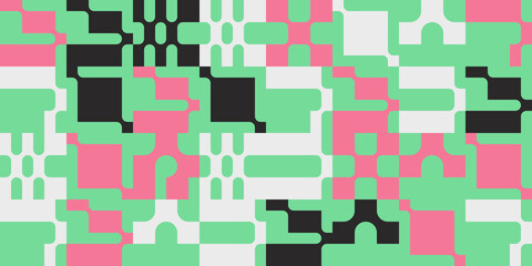 Digital Design Abstract Vector Pattern