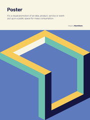 Postmodern Design Vector Cover Mockup
