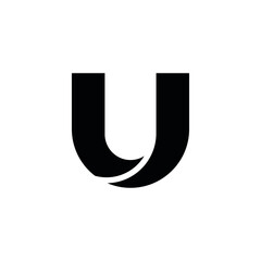 UU U letter logo design vector