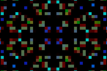 abstract geometric background pixels