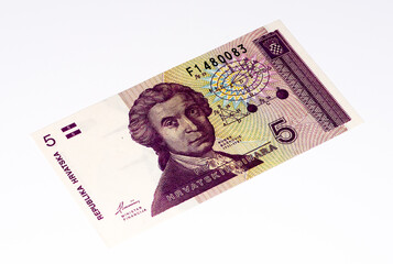 European currancy banknote