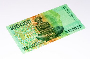 European currancy banknote