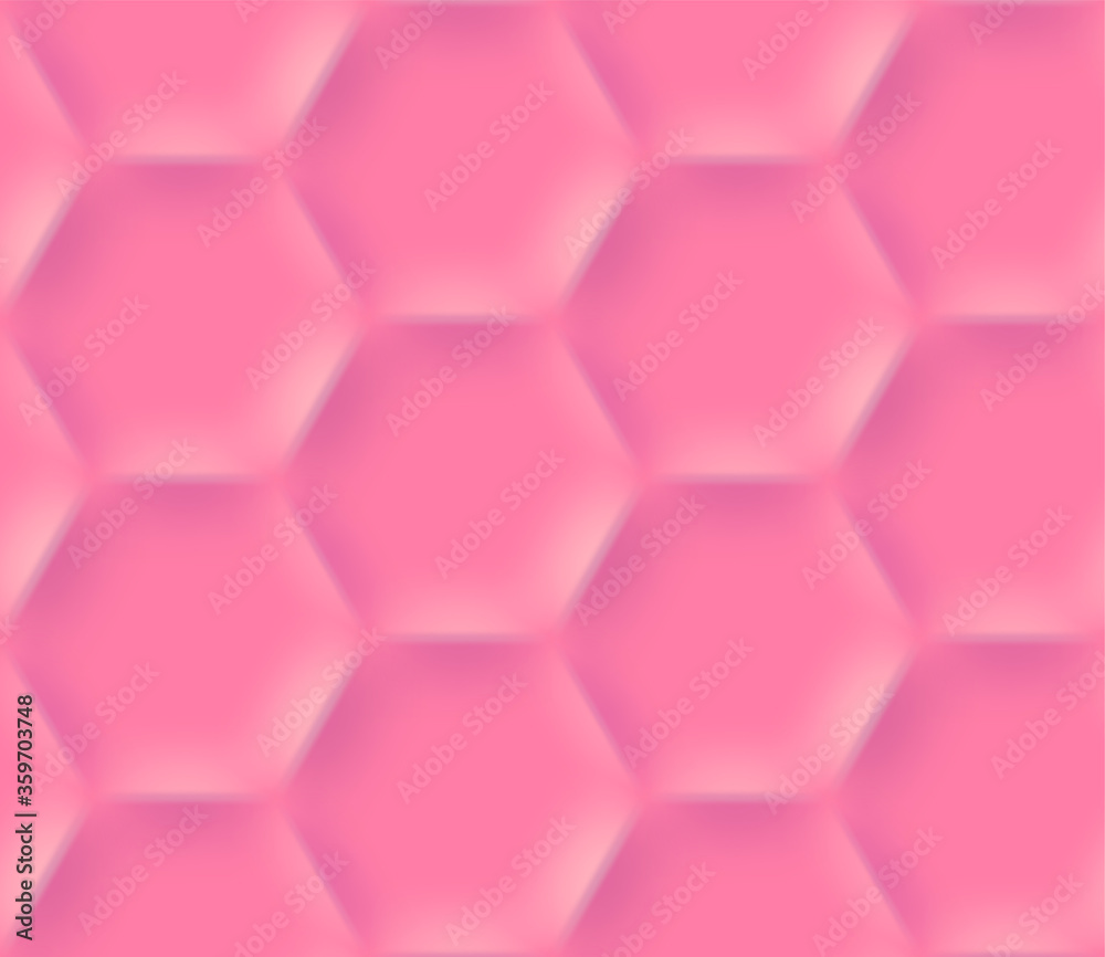Poster pink geometric seamless pattern for wrapper, wallpaper or abstract background