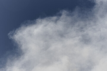 smoke from the clouds