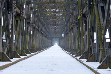 Zabytkowy most w Tczewie,Polska
