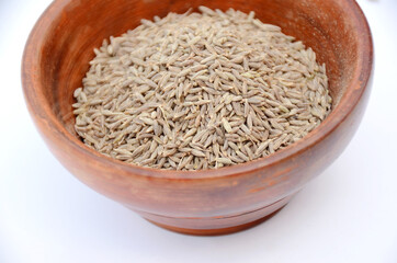 cumin seeds in a bowl