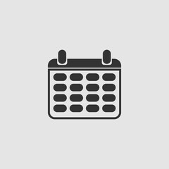 Calendar icon flat