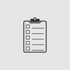 Checklist icon flat