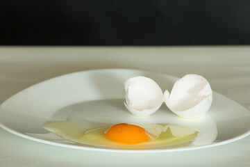 eggs in a plate