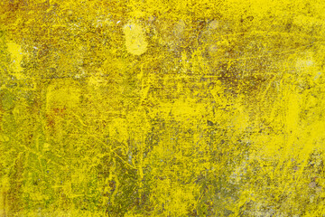 Bright yellow concrete wall texture 