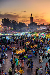 Jemaa el-Fnaa is a square and market place in Marrakesh's medina quarter (old city). It remains the...