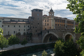 Obraz premium Isola Tiberina