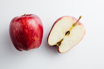 Close-up of red apples. Healthy food.