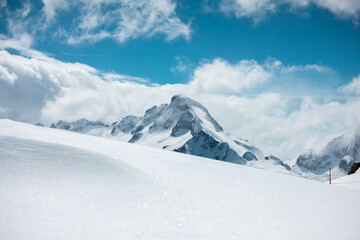 Fototapeta na wymiar Snow-covered Mountain