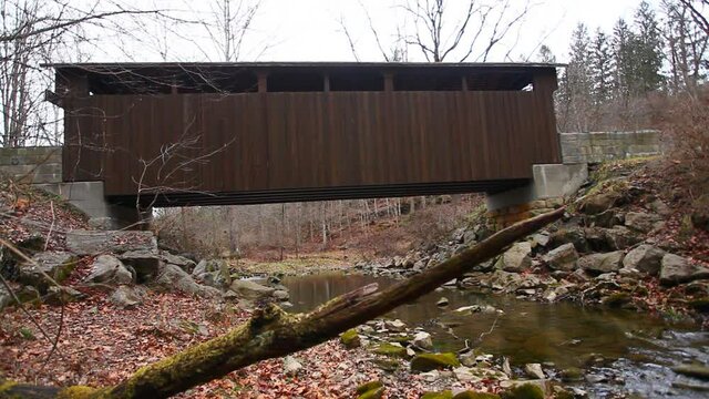 Herns Mill Covered Bridge in West Virginia, United States