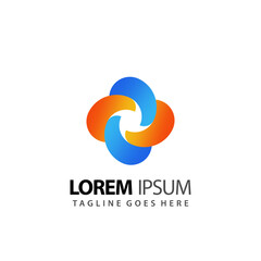 Spinning Logos Modern Logo Icon Design Vector Illustration Template