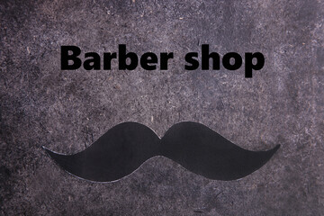 Mustache made of paper