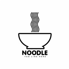 Logo noodle for restaurants , Noodle Logotype design