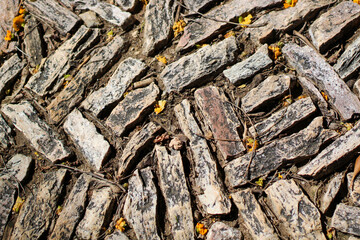 Old stone paving, stone texture