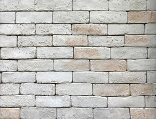 white brickblock wall abstract grunge style. texture or backdrop for pattern background. display products for interior design websites and modern loft office style.