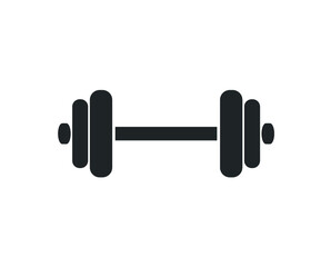 Dumbbells icon.  Gym icon. Dumbbells vector illustration. 