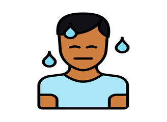 Sweltering Man Icon