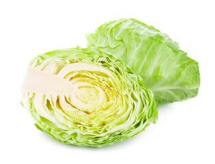 Fototapeta premium pointed cabbage isolated on white background