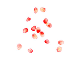pomegranate isolated on white background