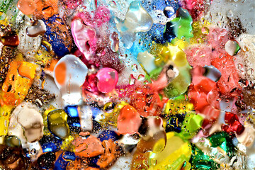 sfondi colorati con bolle di acqua