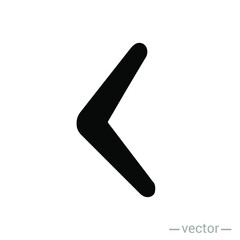 Boomerang icon. Isolated karma logotype. Flat vector illustration. EPS 10