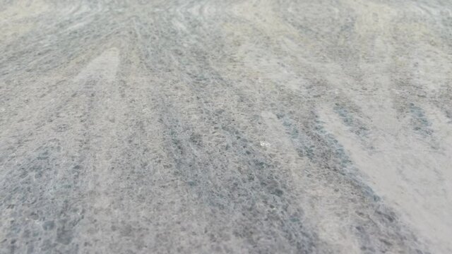 Seamless Pattern On The Blueish Grey Marble Tiles. Quartz Marble, Natural Pattern. - tracking shot