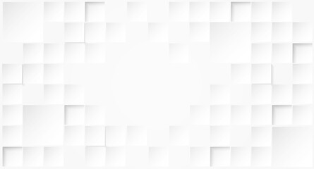 Abstract. Embossed paper square white Background ,light and shadow .Vector. - obrazy, fototapety, plakaty