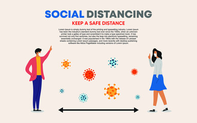 social distancing " keep a safe distance"