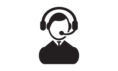 Call center icon vector graphics
