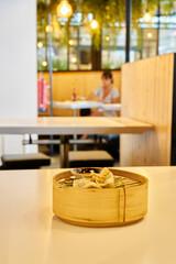 meal on a table of a restaurant