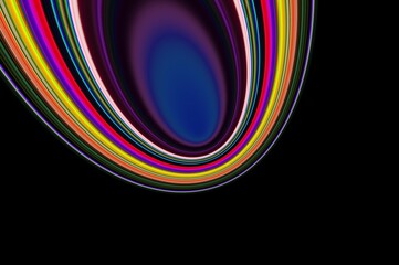 abstract background with rainbow