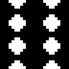 Inca crosses seamless pattern. Ethnic ornament. Folk background. Geometric wallpaper. Grid image. Tribal motif. Ancient mosaic. Digital paper, web design, textile print, abstract. Vector work