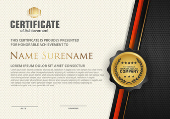 certificate template with luxury pattern,diploma,Vector illustration