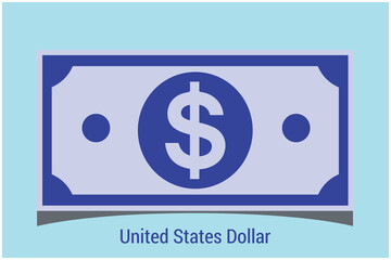 dollar sign icon, Dollar money vector icon. filled flat sign. Money bill simple solid icon. Can be used for Web, Mobile, Infographic and Print. EPS 10 Vector illustration.