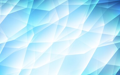 Dark BLUE vector layout with lines, triangles. Decorative design in abstract style with triangles. Template for wallpapers.