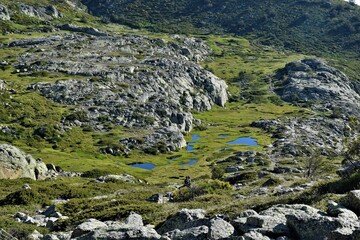 lagunas de la montaña